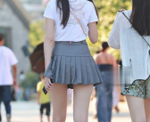 超短裙美女图,超短裙美女演绎夏日风情